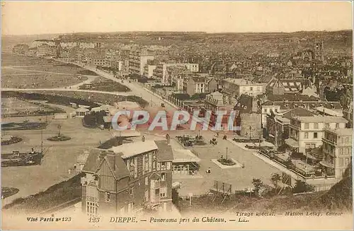 Cartes postales Dieppe Panorama pris du Chateau