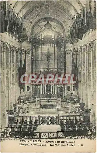 Ansichtskarte AK Paris Hotel des Invalides Chapelle St Louis Le Maitre Autel