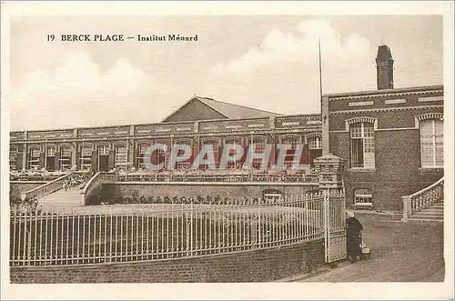 Cartes postales Berck Plage Institut Menard