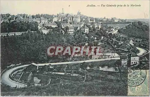 Ansichtskarte AK Avallon Vue Generale prise de la Morlande