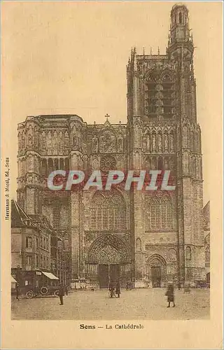 Cartes postales Sens La Cathedrale