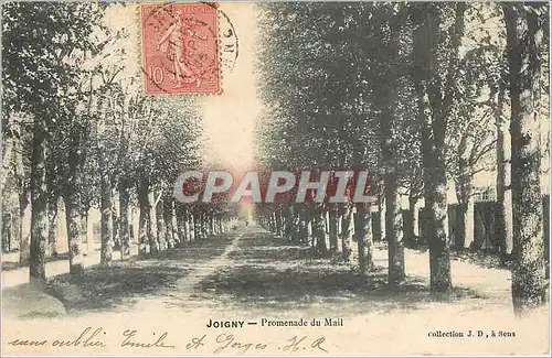 Ansichtskarte AK Joigny Promenade du Mail