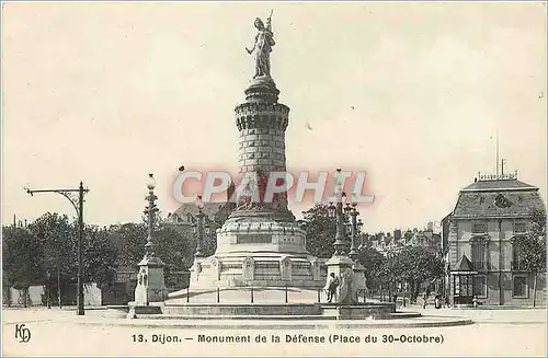 Ansichtskarte AK Dijon Monument de la Defense