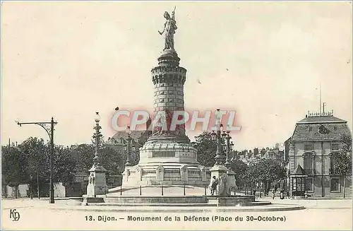 Cartes postales Dijon Monument de la Defense