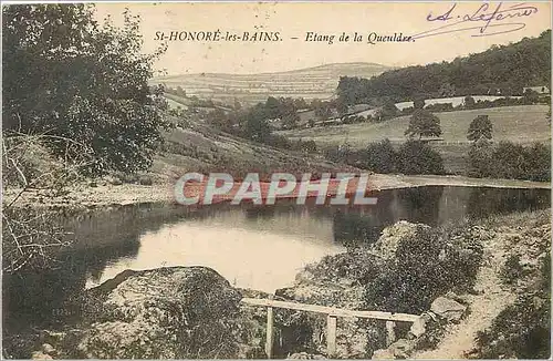 Cartes postales St Honore les Bains Etang de la Queuldre