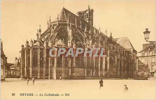 Cartes postales Nevers La Cathedrale