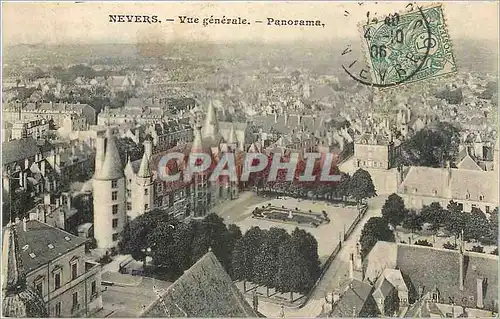 Cartes postales Nevers Vue generale Panorama