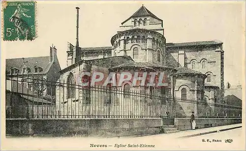 Cartes postales Nevers Eglise Saint Etienne
