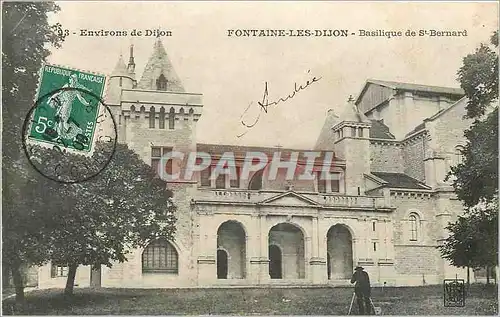 Cartes postales Fontaine les Dijon Basilique de St Bernard