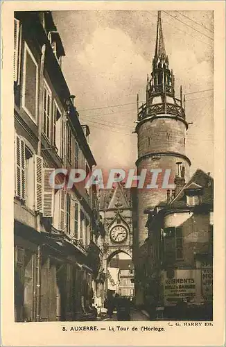 Cartes postales Auxerre La Tour de l'Horloge