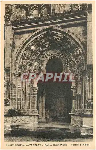 Ansichtskarte AK Saint Pere sous Vezelay Eglise Saint Pierre