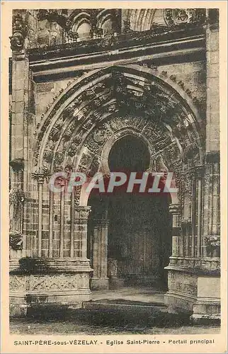 Cartes postales Saint Pere sous Vezelay Eglise Saint Pierre
