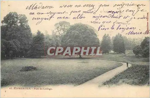 Cartes postales Florennes Parc du College
