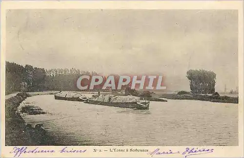 Cartes postales L'Yonne a Serbonnes Bateau