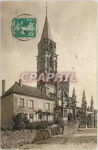 Cartes postales Vezelay Yonne L'Eglise