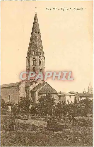 Cartes postales Cluny Eglise St Marcel