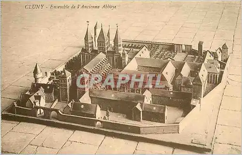 Cartes postales Cluny Ensemble de l'Ancienne Abbaye
