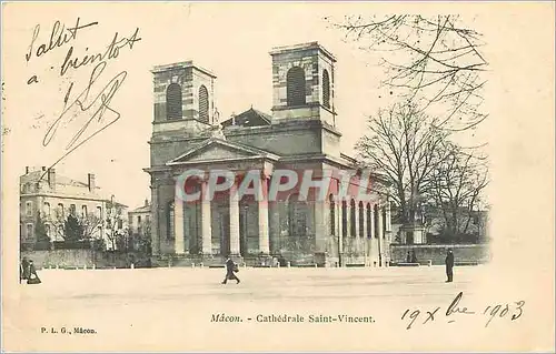 Cartes postales Macon Cathedrale Saint Vincent