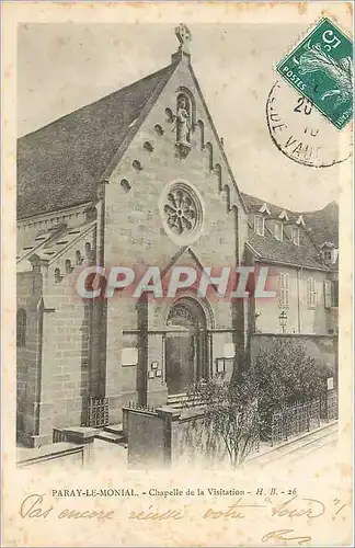 Cartes postales Paray le Monial Chapelle de la Visitation
