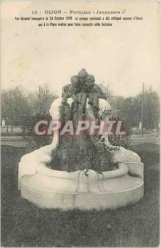 Ansichtskarte AK Dijon Fontaine Jeunesses