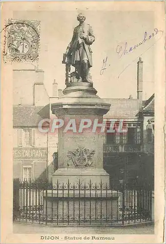 Cartes postales Dijon Statue de Rameau