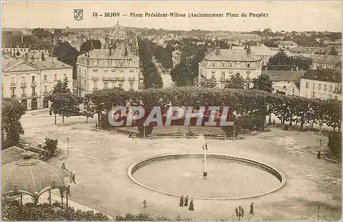 Cartes postales Dijon Place President Wilson