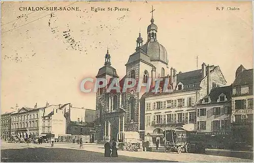 Ansichtskarte AK Chalon sur Saone Eglise St Pierre