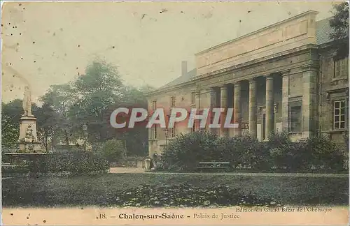 Cartes postales Chalon sur Saone Palais de Justice