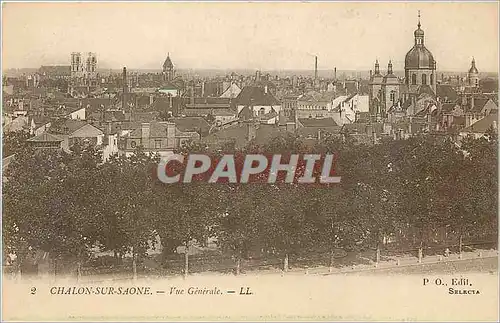 Cartes postales Chalon sur Saone Vue Generale