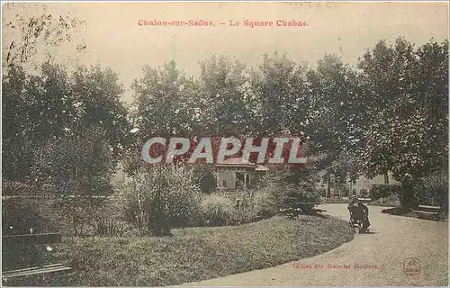 Cartes postales Chalon sur Saone Le Square Chabas