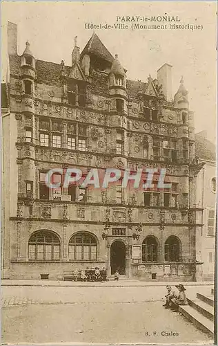 Cartes postales Paray le Monial Hotel de Ville