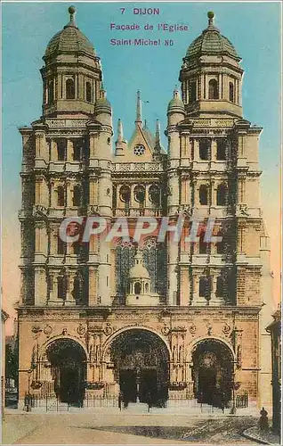 Ansichtskarte AK Dijon Facade de l'Eglise Saint Michel