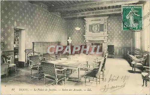 Cartes postales Dijon Le Palais de Justice Salon des Avocats