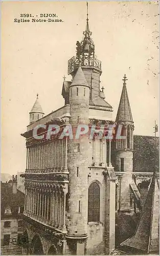 Cartes postales Dijon Eglise Notre Dame