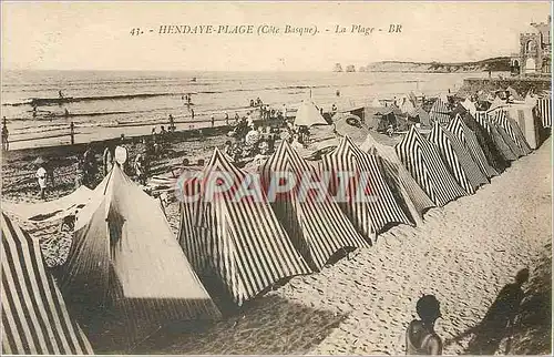 Cartes postales Hendaye Plage Cote Basque La Plage