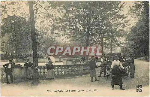 Cartes postales Dijon Le Square Darcy