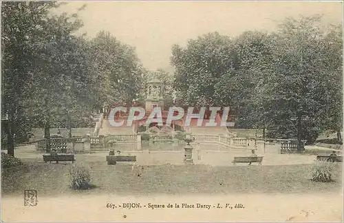 Cartes postales Dijon Square de la Place Darcy