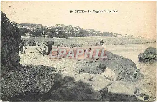 Ansichtskarte AK Cette La Plage de la Corniche