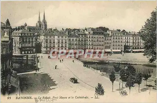 Ansichtskarte AK Bayonne Le Reduit Pont Mayou et la Cathedrale