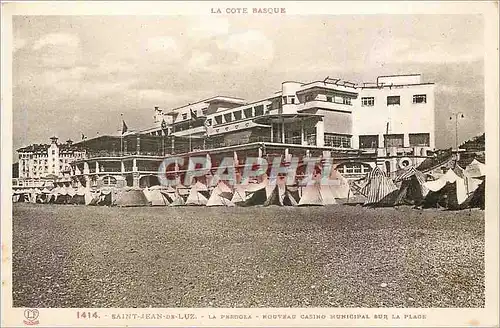 Cartes postales Saint Jean de Luz La Pergola Nouveau Casino Municipal sur la Plage