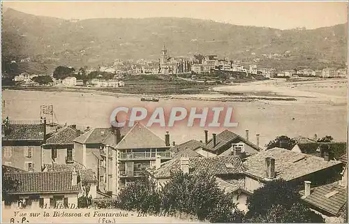 Ansichtskarte AK Hendaye Vue sur la Bidassoa et Fontarabie