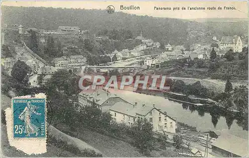 Ansichtskarte AK Bouillon Panorama pris de l'Ancienne route de France