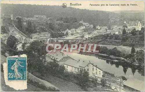 Cartes postales Bouillon Panorama pris de l'Ancienne route de France