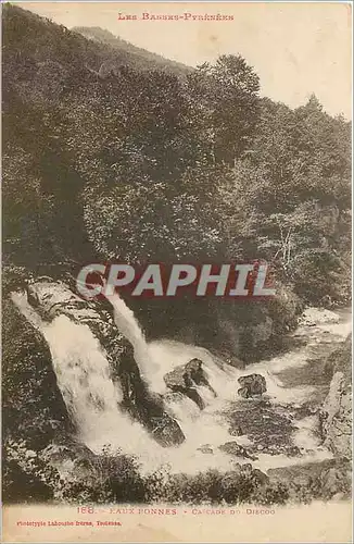 Cartes postales Eaux Bonnes Cascade