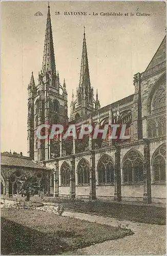 Cartes postales Bayonne La Cathedrale et le Cloitre