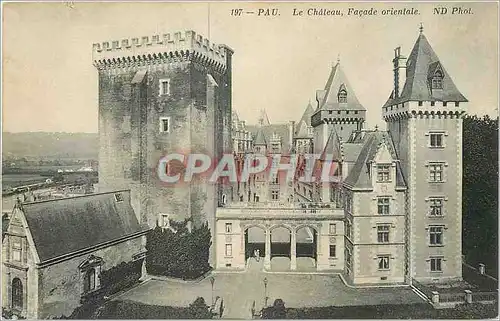 Cartes postales Pau Le Chateau Facade orientale