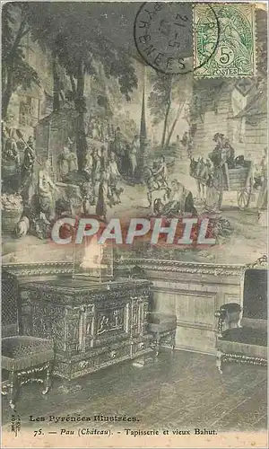 Cartes postales Pau Chateau Tapisserie et vieux Bahut