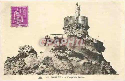 Cartes postales Biarritz La Vierge du Rocher