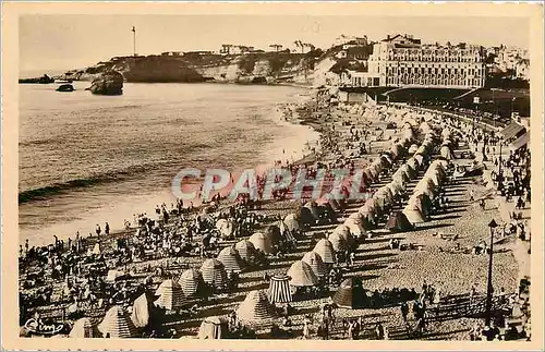 Cartes postales Biarritz BP Un Coin de la Grande Plage