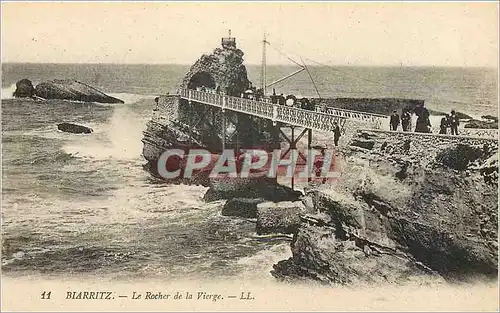 Cartes postales Biarritz Le Rocher de la Vierge